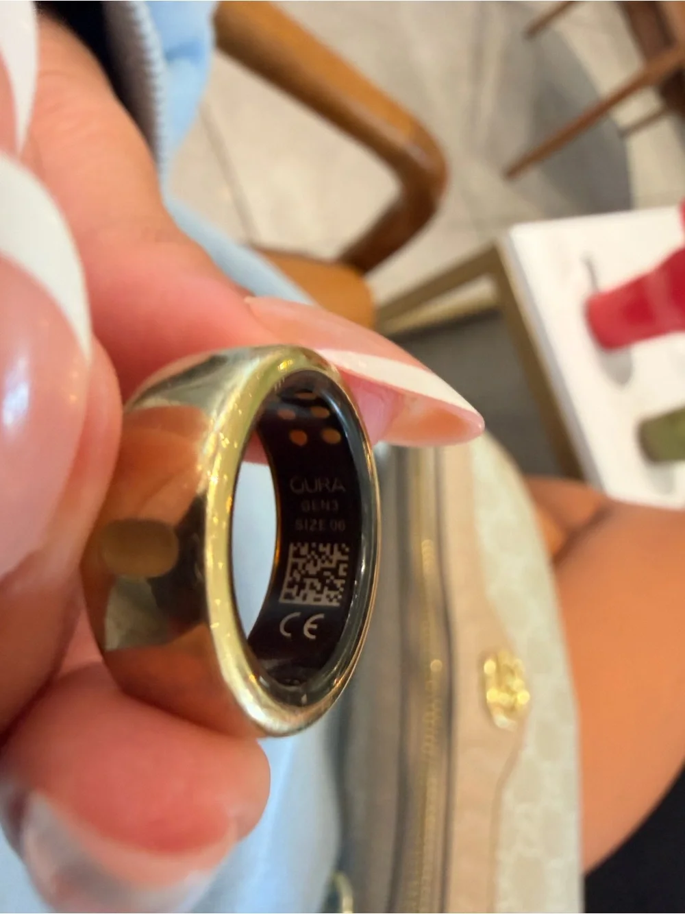 Oura ring gen 3, horizon gold